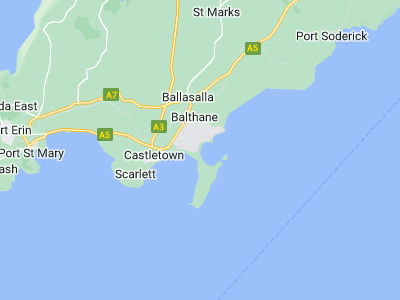 Castletown, Cornwall map