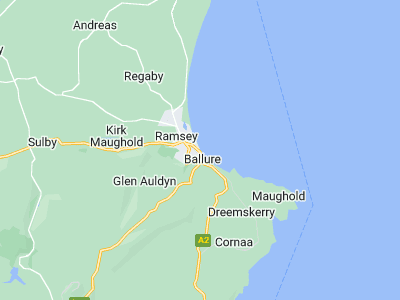 Ramsey, Cornwall map