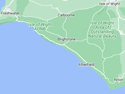 Brighstone, Cornwall map