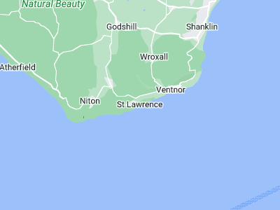 Ventnor, Cornwall map