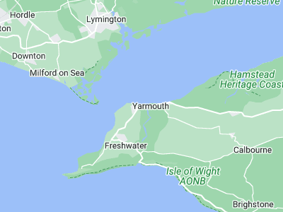 Yarmouth, Cornwall map