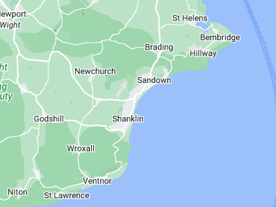 Shanklin, Cornwall map