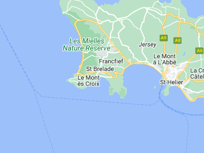 St Brelade, Cornwall map