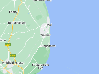 Walmer, Cornwall map