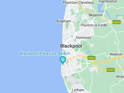 Blackpool, Cornwall map