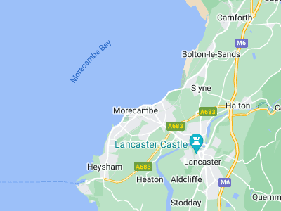 Morecambe, Cornwall map
