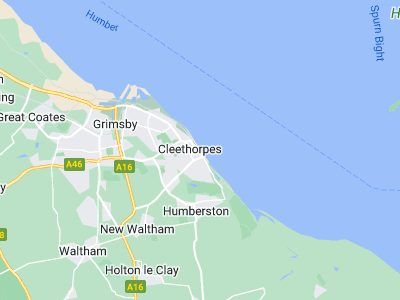 Grimsby, Cornwall map