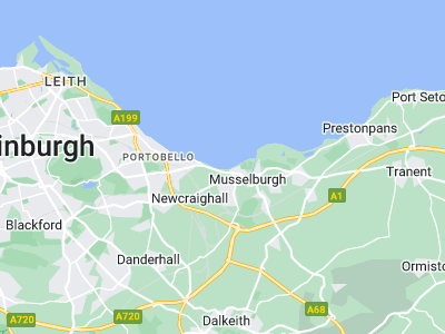 Musselburgh, Cornwall map