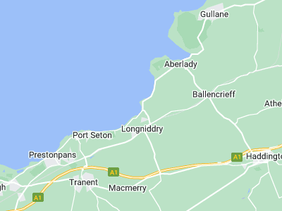 Longniddry, Cornwall map