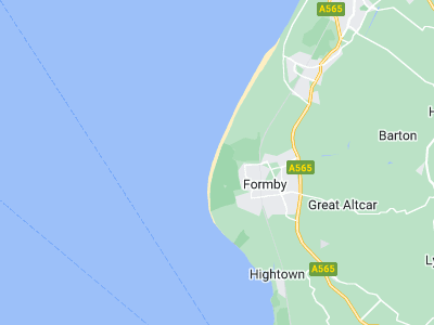 Formby, Cornwall map