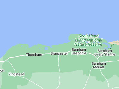 Titchwell, Cornwall map
