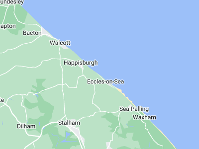 Happisburgh, Cornwall map
