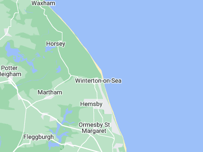 Great Yarmouth, Cornwall map