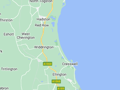 Amble, Cornwall map