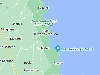 Alnwick, Cornwall map