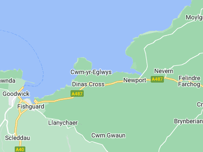 Newport, Cornwall map