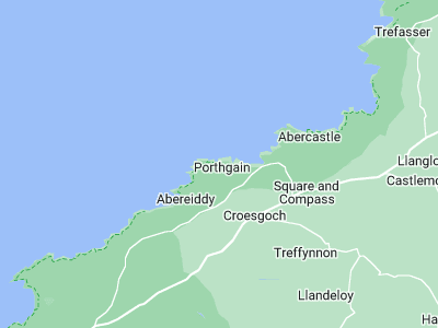 Porthgain, Cornwall map