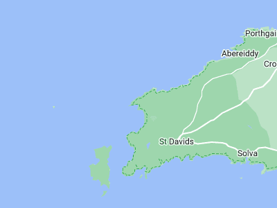 , Cornwall map