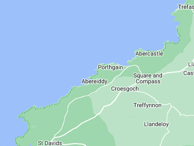 Porthgain, Cornwall map