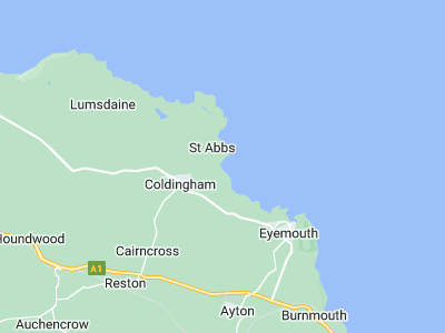 Eyemouth, Cornwall map