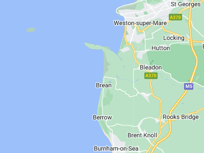 Burnham on Sea, Cornwall map