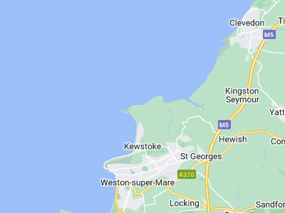 Weston-Super-Mare, Cornwall map