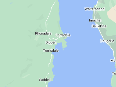 Carradale, Cornwall map