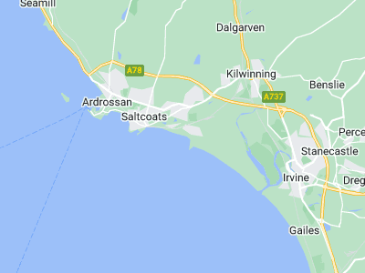 Stevenston, Cornwall map