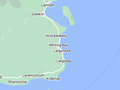 Lamlash, Cornwall map