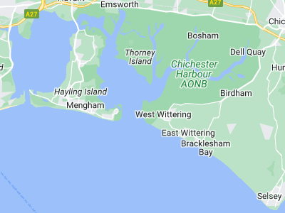 Chichester, Cornwall map