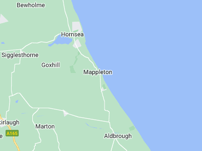 Hornsea, Cornwall map
