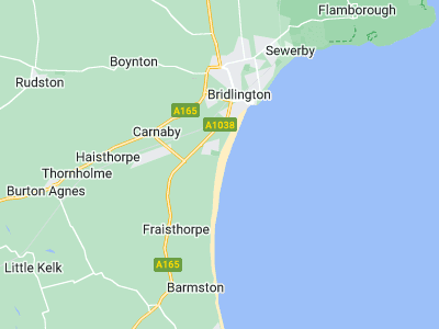 Bridlington, Cornwall map